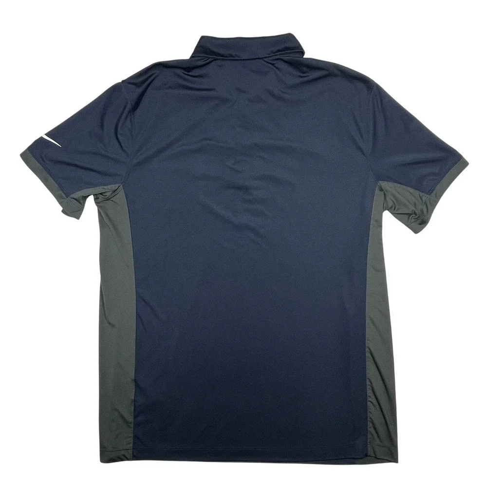 Nike Polo Shirt Mens XL Navy Blue Houston Texans NFL Dri-Fit‎ 849246-459